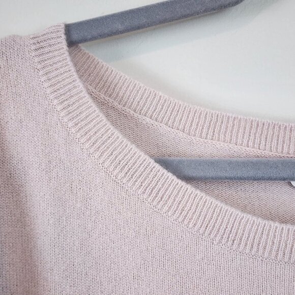 NakedCashmere sz L women  cashmere sweater Sandy / light pink  color - Picture 3 of 16